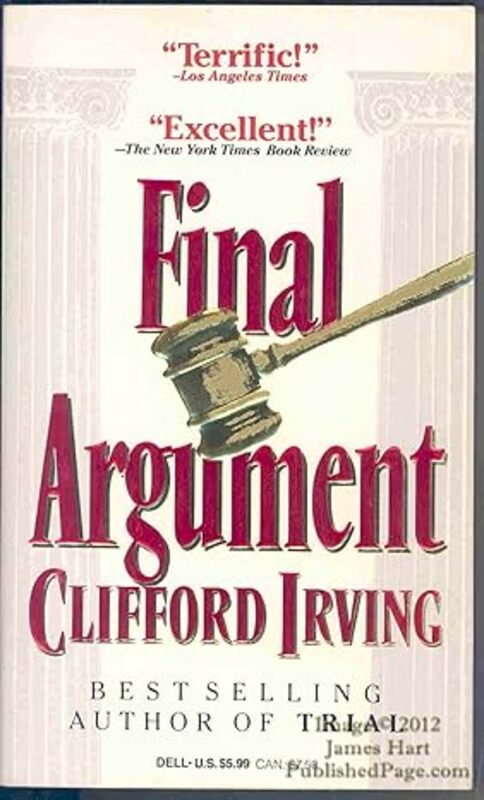 Book cover for "Final Argument" by Clifford Irving