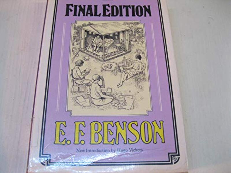 Book cover for "Final Edition" by EF Benson