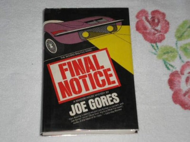 Book cover for "Final Notice" by Joe Gores