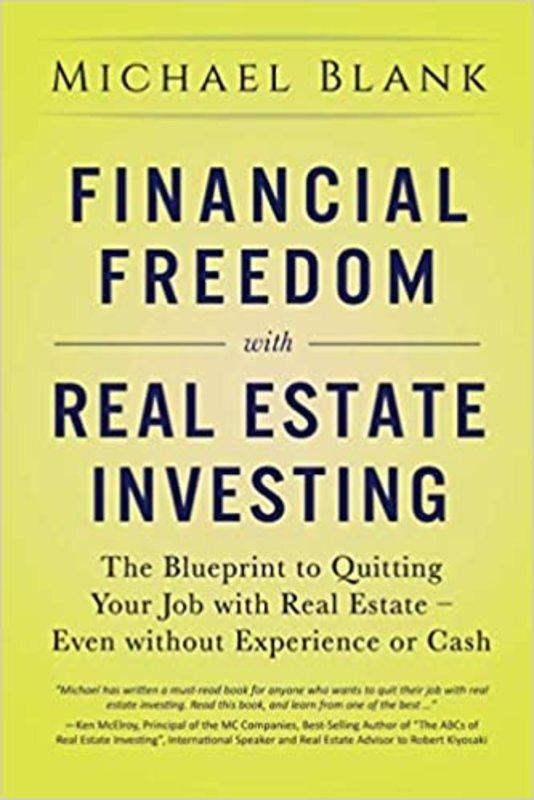 Book cover for "Financial Freedom with Real Estate Investing" by Michael Blank