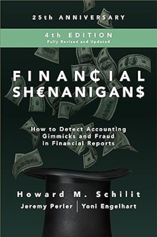 Book cover for "Financial Shenanigans" by Howard M. Schilit