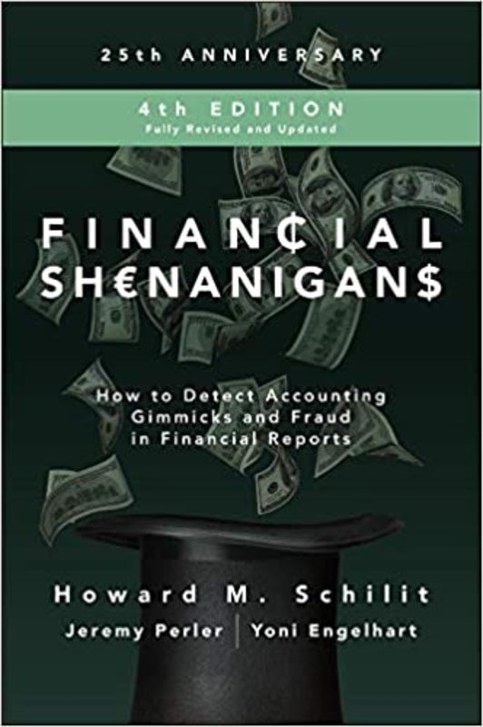 Book cover for "Financial Shenanigans" by Howard M. Schilit