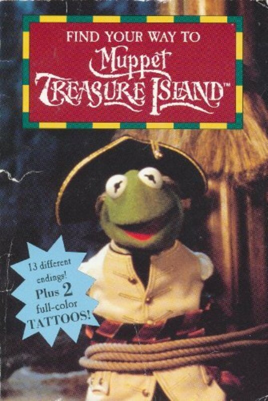 Book cover for "Find Your Way to Muppet Treasure Island" by Kate McMullan
