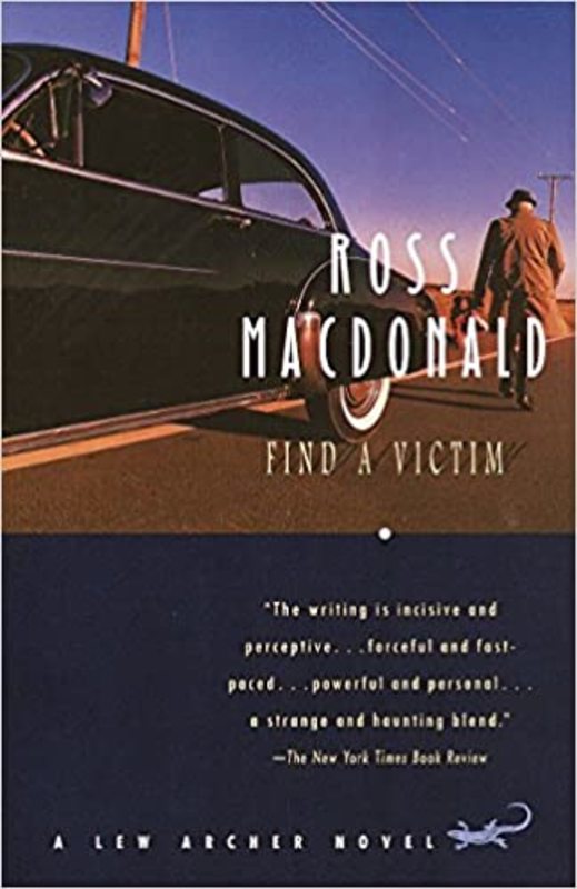 Book cover for "Find a Victim" by Ross Macdonald