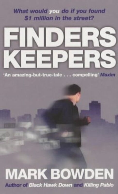 Book cover for "Finders Keepers" by Mark Bowden