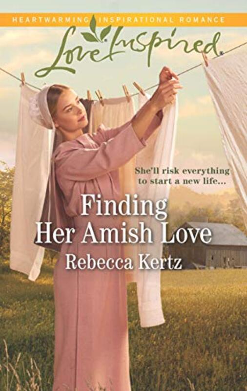 Book cover for "Finding Her Amish Love" by Rebecca Kertz