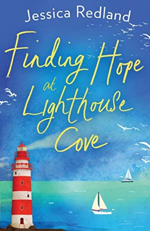 Book cover for "Finding Hope at Lighthouse Cove" by Jessica Redland
