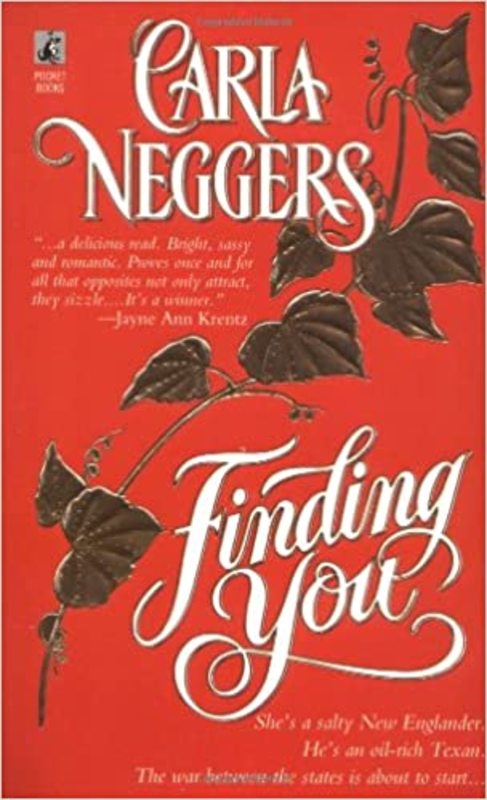 Book cover for "Finding You" by Carla Neggers
