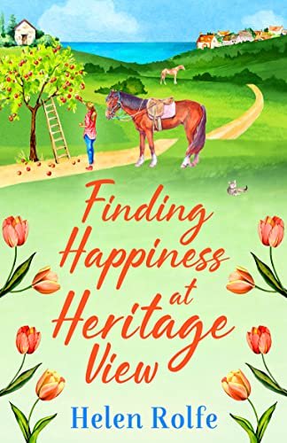 Book cover for "Finding Happiness at Heritage View" by Helen J Rolfe