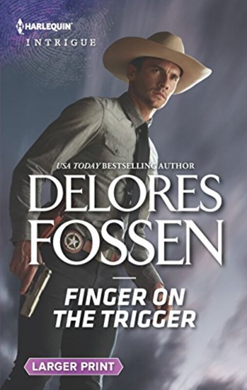 Book cover for "Finger on the Trigger" by Delores Fossen