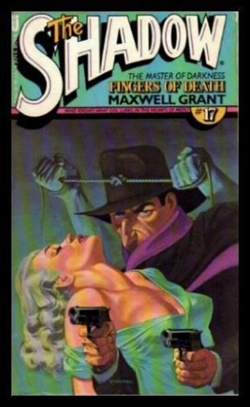 Book cover for "Fingers of Death" by Maxwell Grant