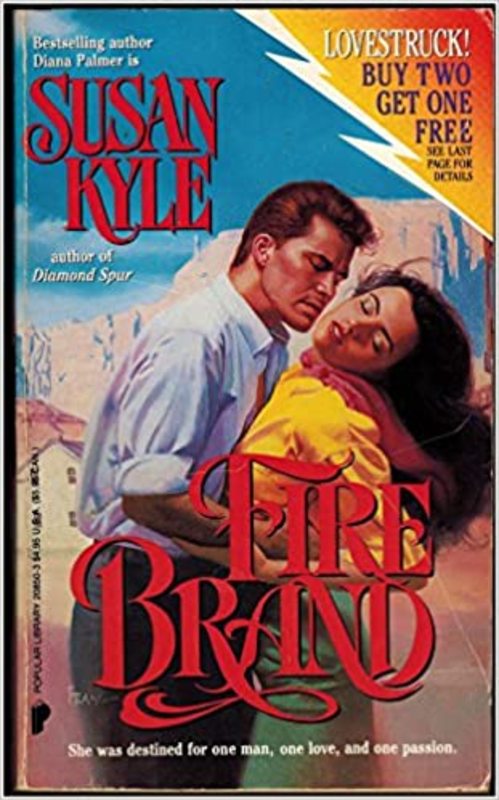 Book cover for "Fire Brand" by Diana Palmer
