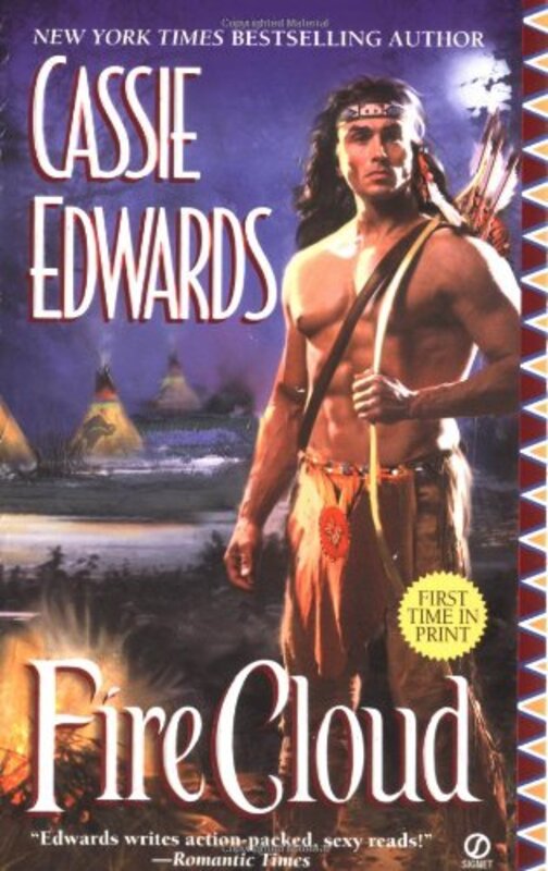 Book cover for "Fire Cloud" by Cassie Edwards