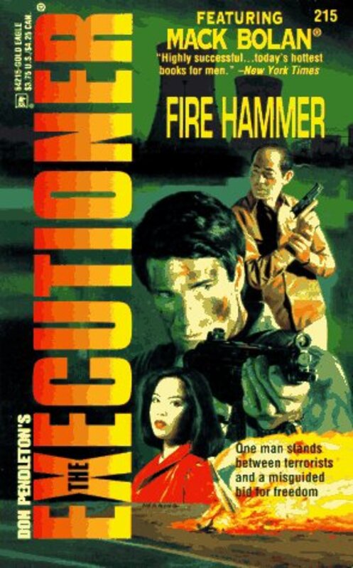 Book cover for "Fire Hammer" by Don Pendleton