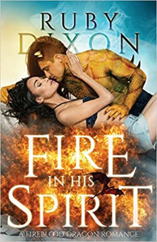 Book cover for "Fire In His Spirit" by Ruby Dixon