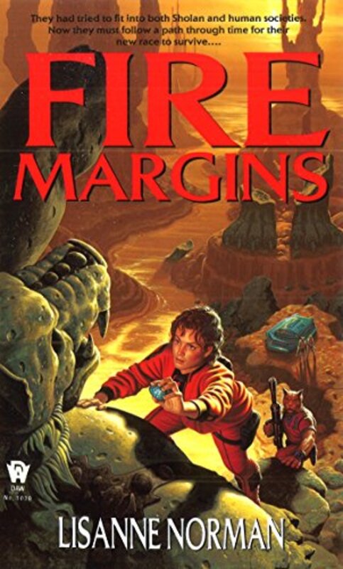 Book cover for "Fire Margins" by Lisanne Norman