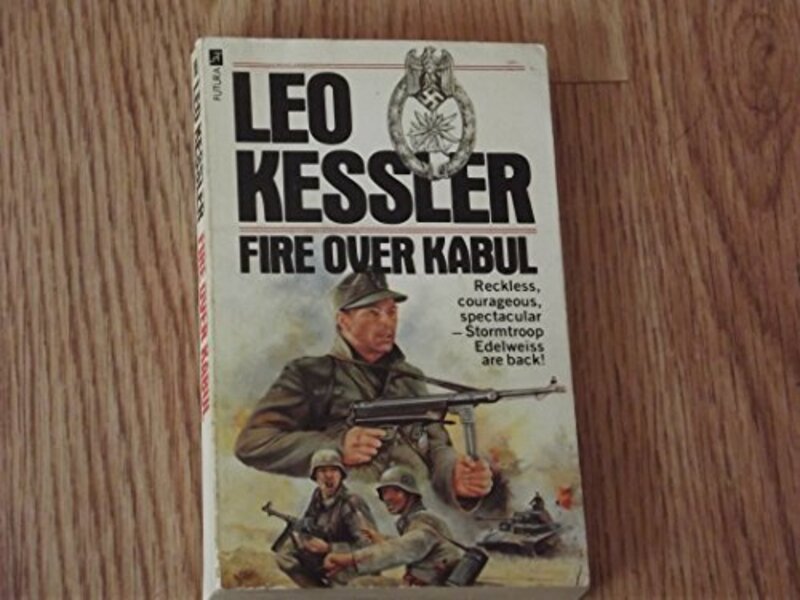 Book cover for "Fire Over Kabul" by Leo Kessler