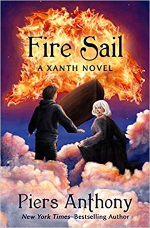 Book cover for "Fire Sail" by Piers Anthony