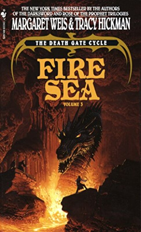 Book cover for "Fire Sea" by Tracy Hickman