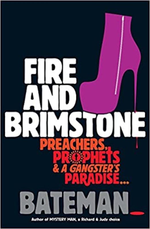 Book cover for "Fire and Brimstone" by Colin Bateman