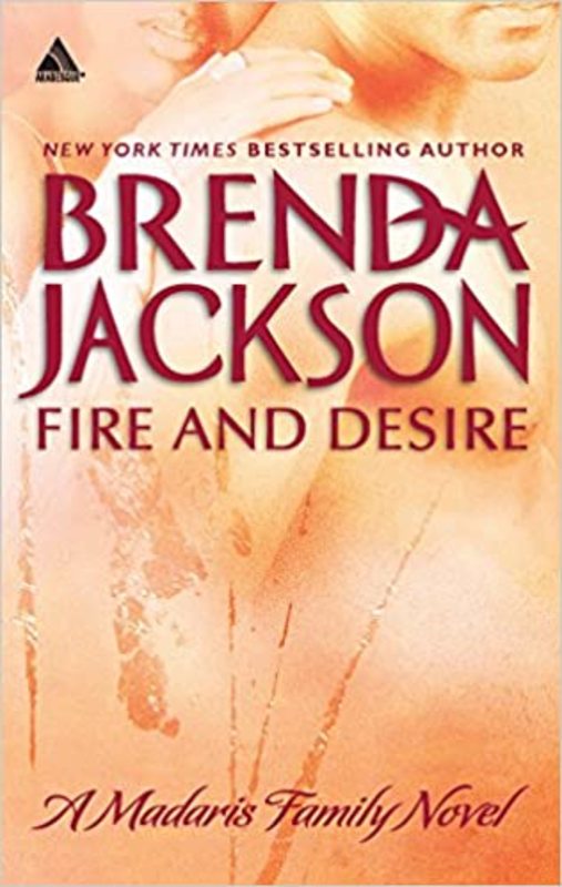 Book cover for "Fire and Desire" by Brenda Jackson