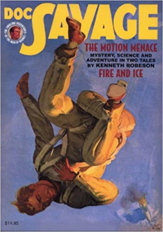 Book cover for "Fire and Ice" by Lester Dent