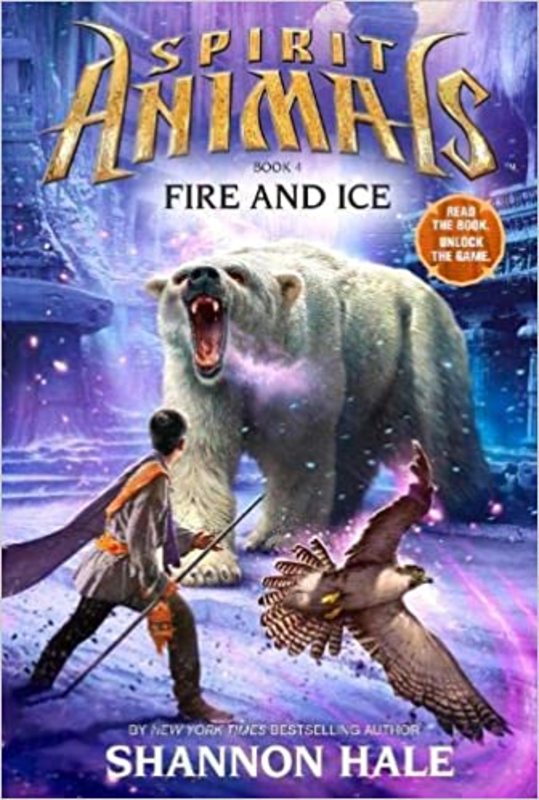 Book cover for "Fire and Ice" by Shannon Hale