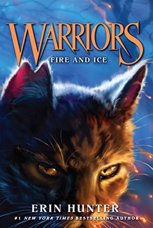 Book cover for "Fire and Ice" by Erin Hunter