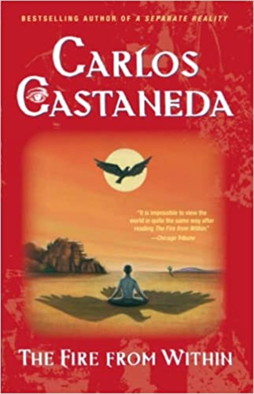 Book cover for "Fire from Within" by Carlos Castaneda