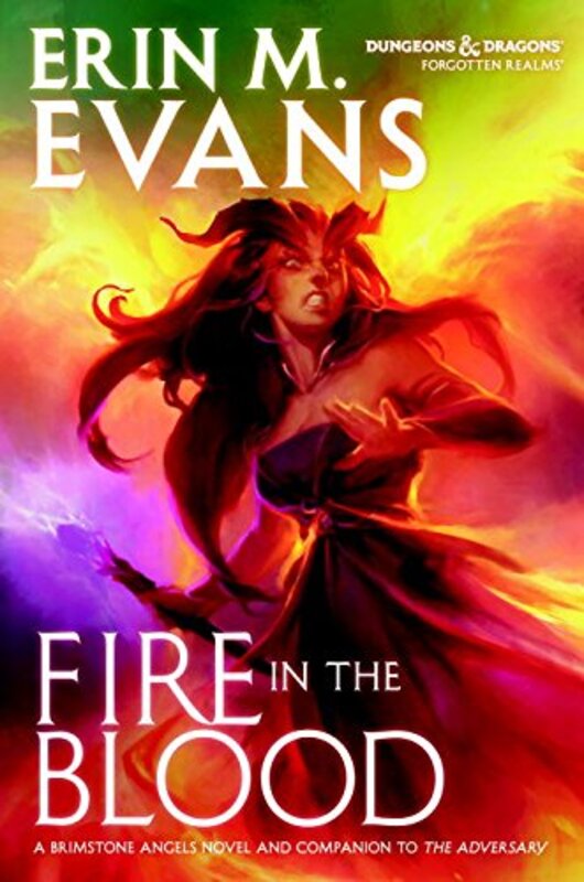 Book cover for "Fire in the Blood" by Erin Evans