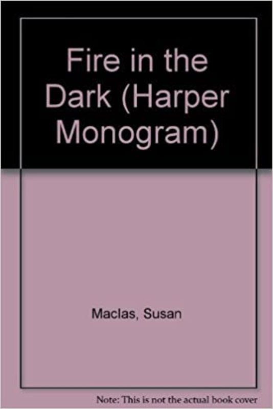 Book cover for "Fire in the Dark" by Susan Mallery