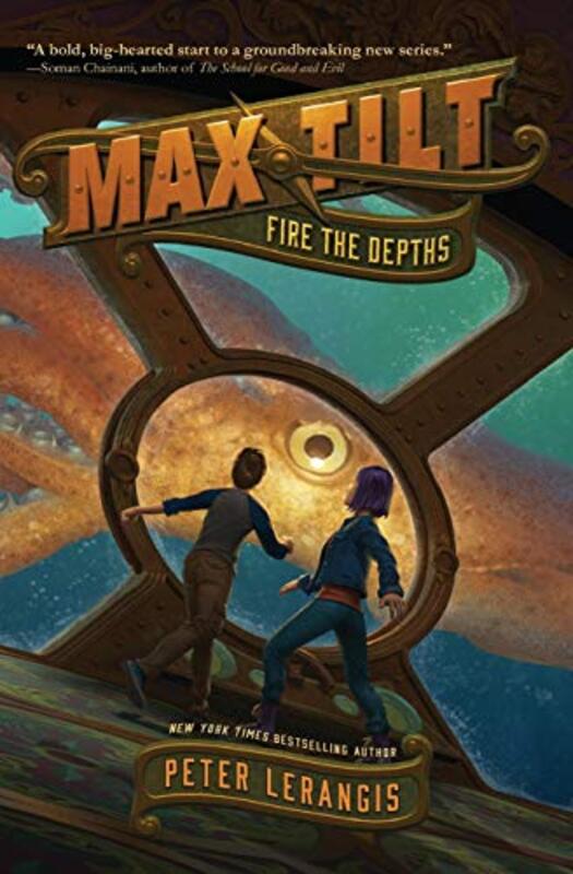 Book cover for "Fire the Depths" by Peter Lerangis