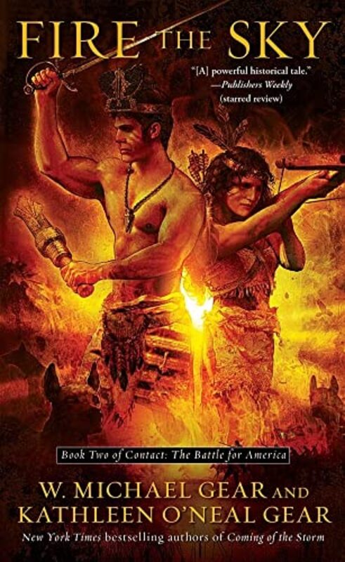 Book cover for "Fire the Sky" by W Michael Gear