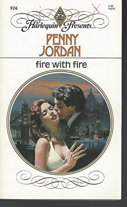 Book cover for "Fire with Fire / Blackmailed by the Vengeful Tycoon" by Penny Jordan