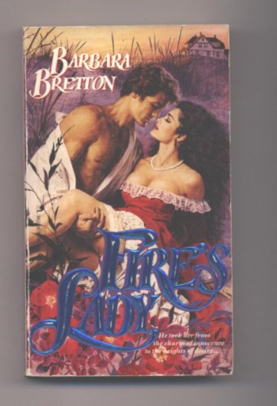 Book cover for "Fire's Lady" by Barbara Bretton