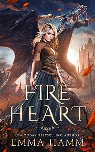 Book cover for "Fire Heart" by Emma Hamm