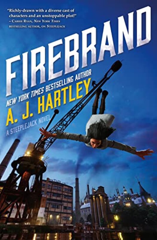 Book cover for "Firebrand" by AJ Hartley