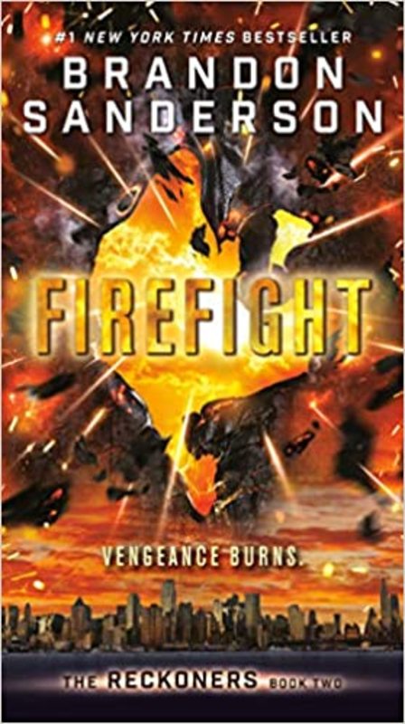 Book cover for "Firefight" by Brandon Sanderson