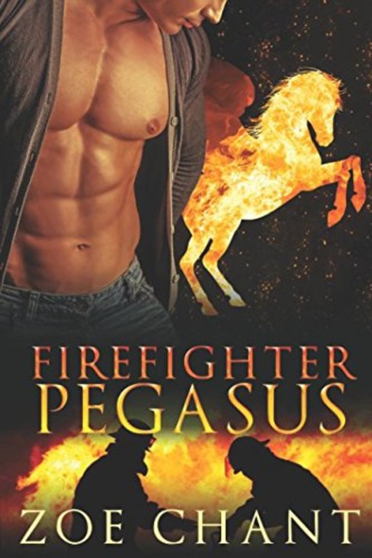 Book cover for "Firefighter Pegasus" by Zoe Chant