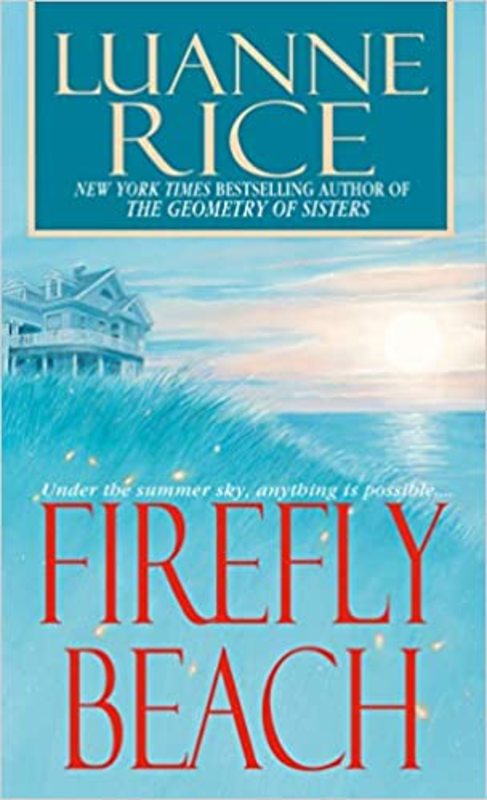 Book cover for "Firefly Beach" by Luanne Rice