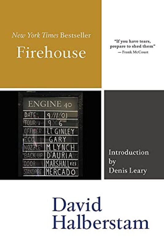 Book cover for "Firehouse" by David Halberstam