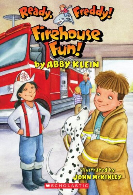 Book cover for "Firehouse Fun" by Abby Klein