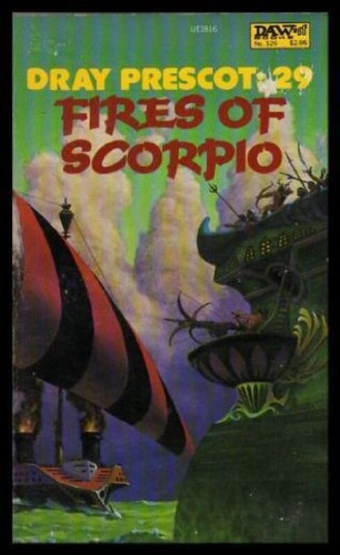 Book cover for "Fires of Scorpio" by Kenneth Bulmer