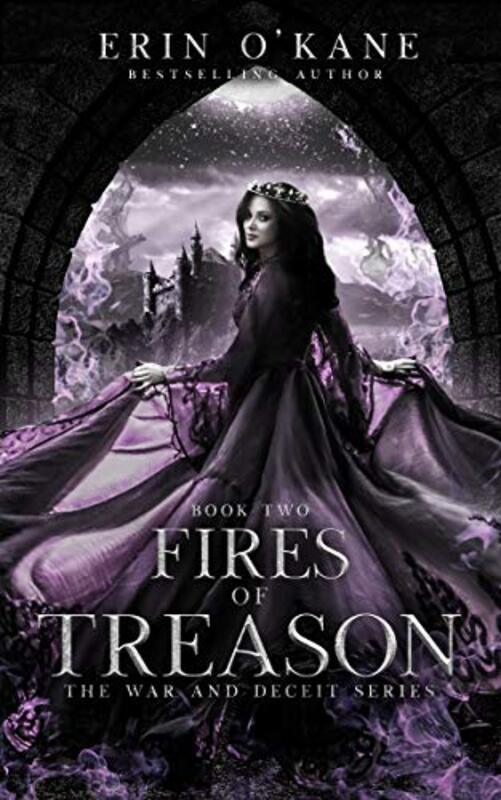 Book cover for "Fires of Treason" by Erin O'Kane