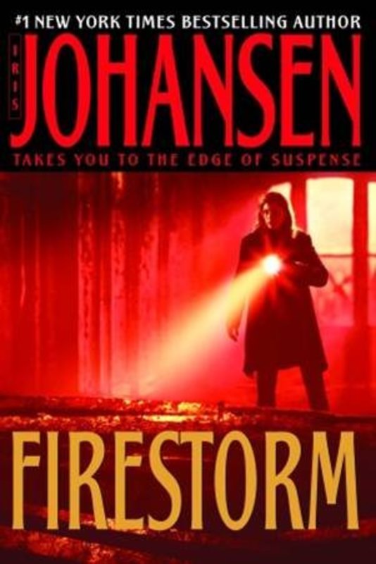 Book cover for "Firestorm" by Iris Johansen