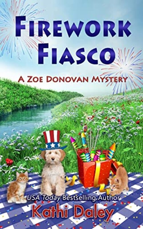 Book cover for "Firework Fiasco" by Kathi Daley