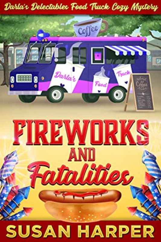 Book cover for "Fireworks and Fatalities" by Susan Harper