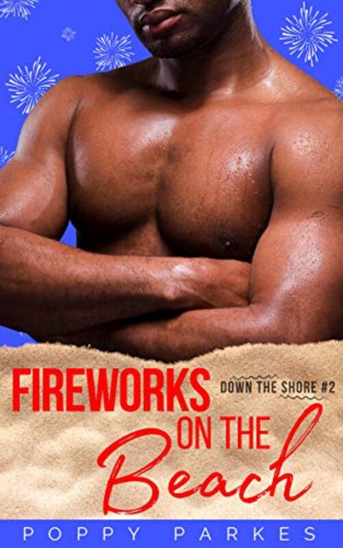 Book cover for "Fireworks on the Beach" by Poppy Parkes