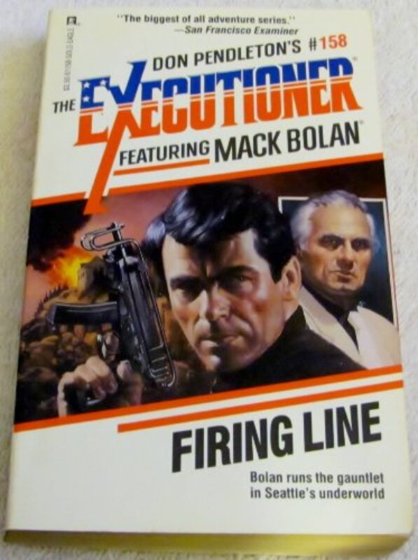 Book cover for "Firing Line" by Don Pendleton