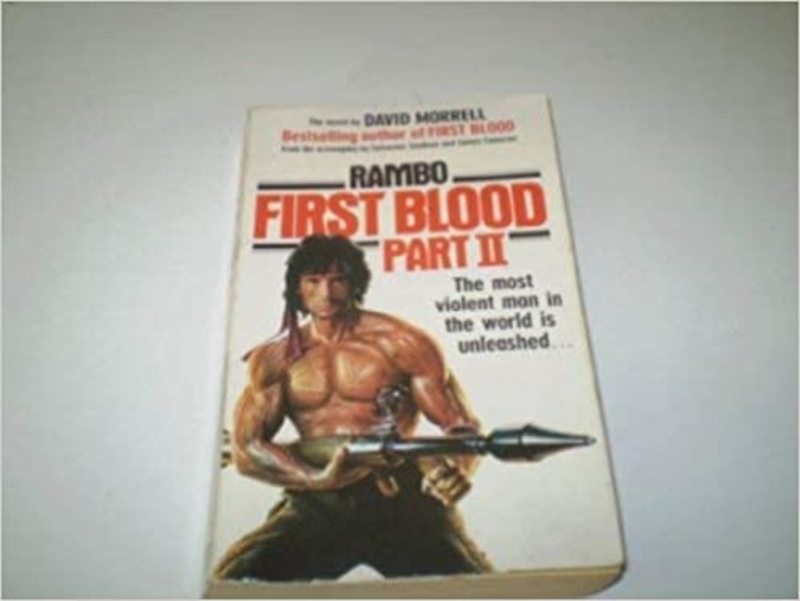 Book cover for "Rambo: First Blood Part II" by David Morrell